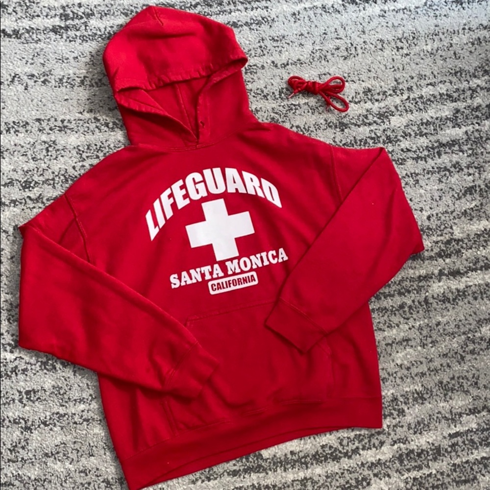 lifeguard santa monica hoodie